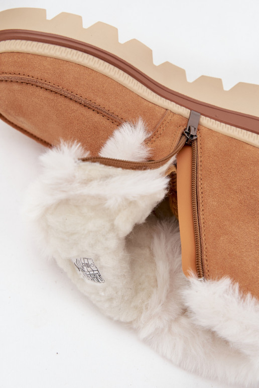 Schneestiefel FemininErmöglichtturalnego aus INildlederu Lee Cooper LCJ-25-01-3738 braune Farbe