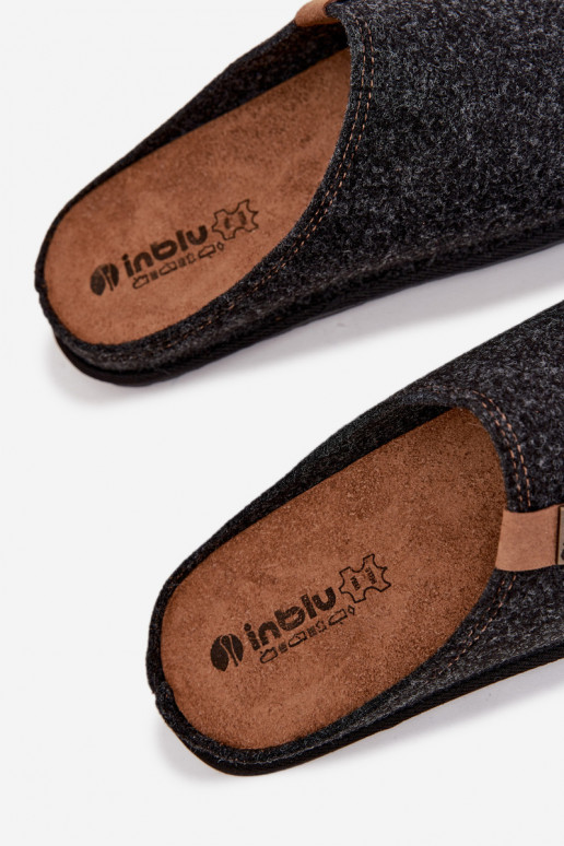 Hausschuhe Männlich Präventive Inblu SI000025 graue Farbe