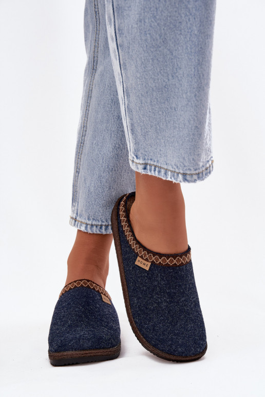 Hausschuhe FemininHaftem Inblu NL000009 Dunkelblau Hausschuhe FemininHaftem Inblu NL000009 Dunkelblau