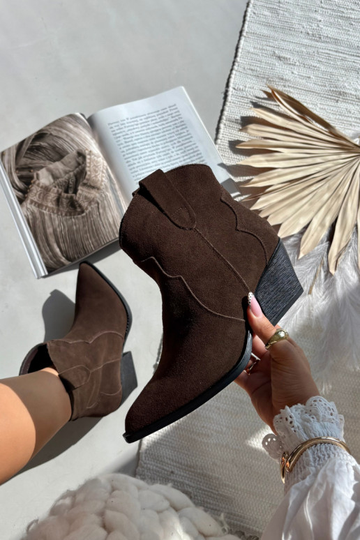 Ein überzeugendes Stilvollll Stiefel im CoZuboy-Stil FemininErmöglichtturalnego aus INildlederu CzekoladoZue Beretta