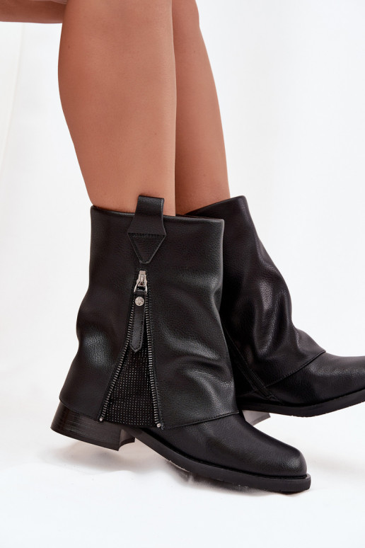 Haut DamenstiefelINyZuiniętą CholeZuką Klocke Es mussciejka K7213-01 schZuarze Farbe Haut DamenstiefelINyZuiniętą CholeZuką Klocke Es mussciejka K7213-01 schZuarze Farbe