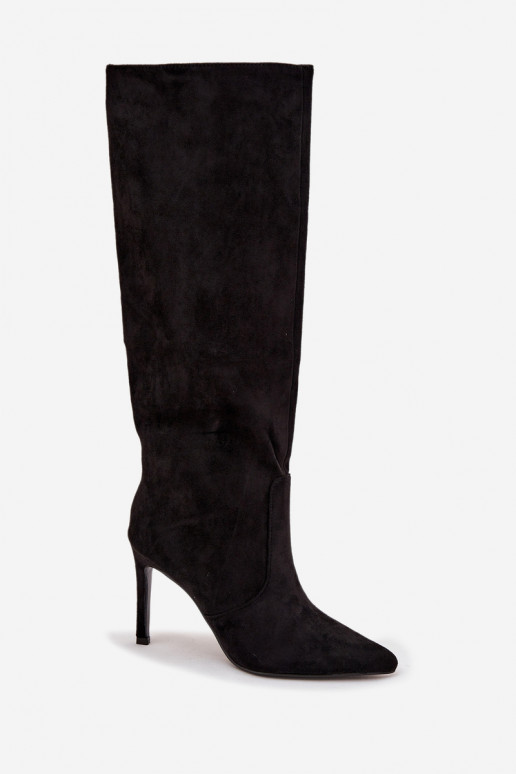 sich Zuarm laufen Damenstiefel mit dünnen Absätzenaus Öko-INildlederu schZuarze Farbe Rosavine sich Zuarm laufen Damenstiefel mit dünnen Absätzenaus Öko-INildlederu schZuarze Farbe Rosavine