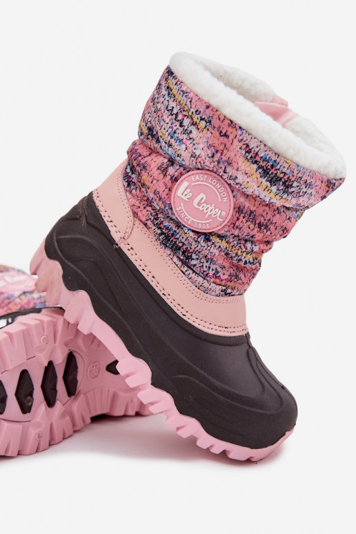 Schneestiefel Kindisch Kindisch Zum Schloss Lee Cooper LCJ-25-10-3770 pinke Farbe Schneestiefel Kindisch Kindisch Zum Schloss Lee Cooper LCJ-25-10-3770 pinke Farbe