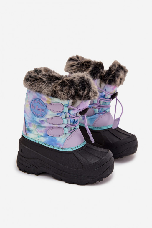 Schneestiefel Kindisch Kindisch mit Pelzmantel I Ściągaczem Lee Cooper LCJ-25-10-3778 Violette Farbe Schneestiefel Kindisch Kindisch mit Pelzmantel I Ściągaczem Lee Cooper LCJ-25-10-3778 Violette Farbe