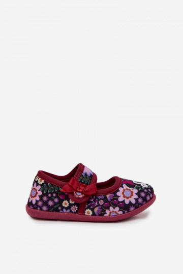 Mädchen MINNIE MOUSE Nomi bordeauxfarbene Ballerina-Sandalen 2