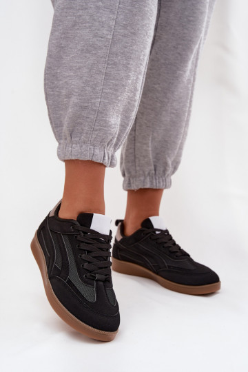 Damen Sportschuhe im sportlichen Stil in Schwarz Hanelor 2