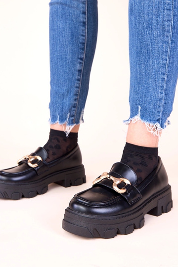 Schwarze Mokassins mit... 2