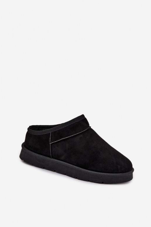 Schneestiefel Feminin sich Zuarm laufen mit Fell innen schZuarze Farbe Serenne