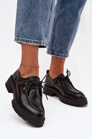 Damen-Schuhe aus Kunstleder in Schwarz Adrelle 2
