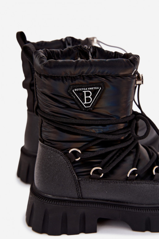 Schneestiefel für Kinder schZuarze Farbe Adelisse