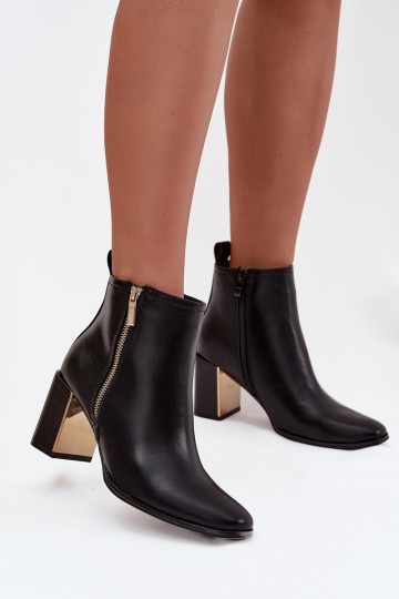 Damenstiefel aus Öko-Leder schZuarze Farbe Camilyn 2