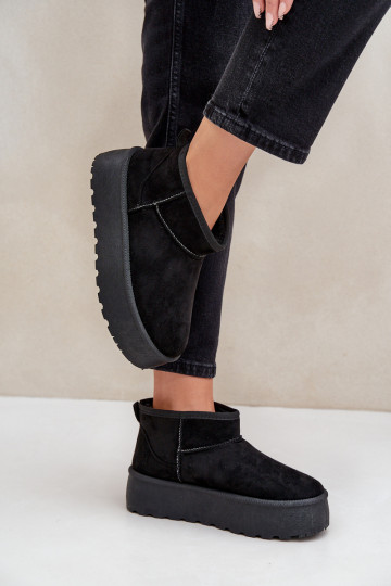Damen Schneestiefel mit Plattform in Schwarz „Ninala"