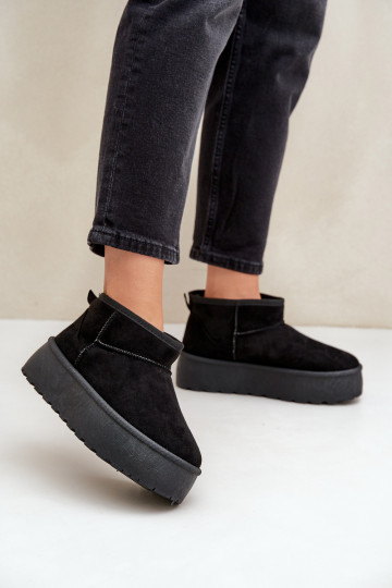Damen Schneestiefel mit Plattform in Schwarz „Ninala" 2
