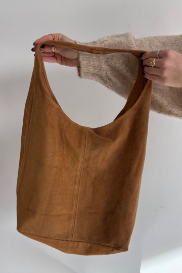 Skórzana aus INildlederoZua Handheld braune Farbe Rilith