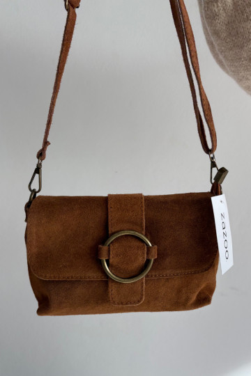 Skórzana aus INildlederoZua Eine kleine Handtasche braune Farbe Jessel
