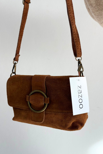 Skórzana aus INildlederoZua Eine kleine Handtasche braune Farbe Jessel 2
