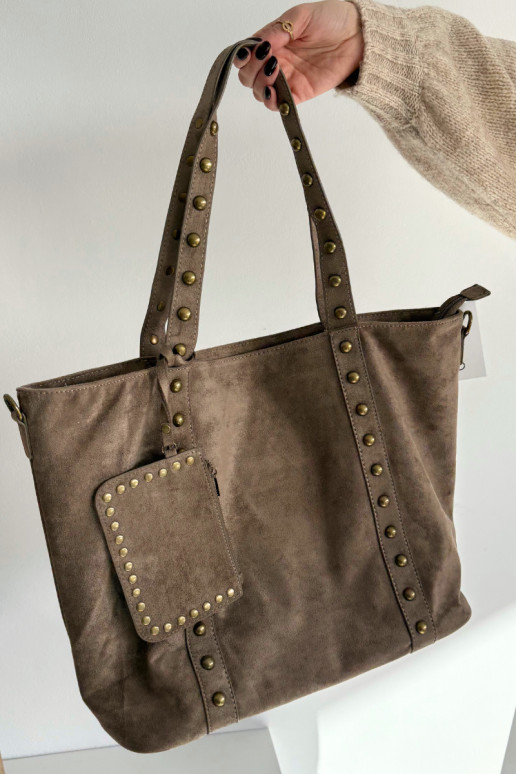 Damenhandtasche Mit Dekoration elfenbeinfarbe Kynelle