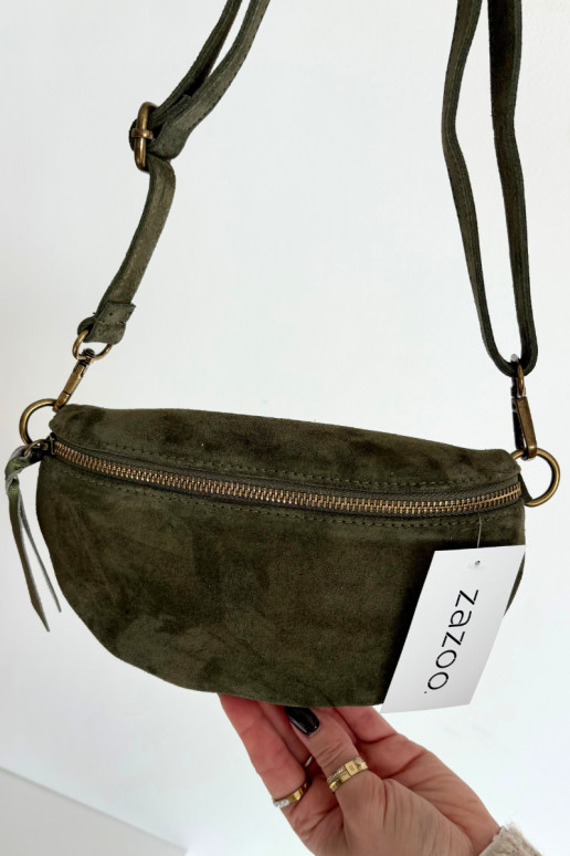 Skórzana aus INildlederoZua Handheld am Rumpf Grün INessa