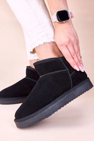 Schwarze Schneestiefel aus... 2