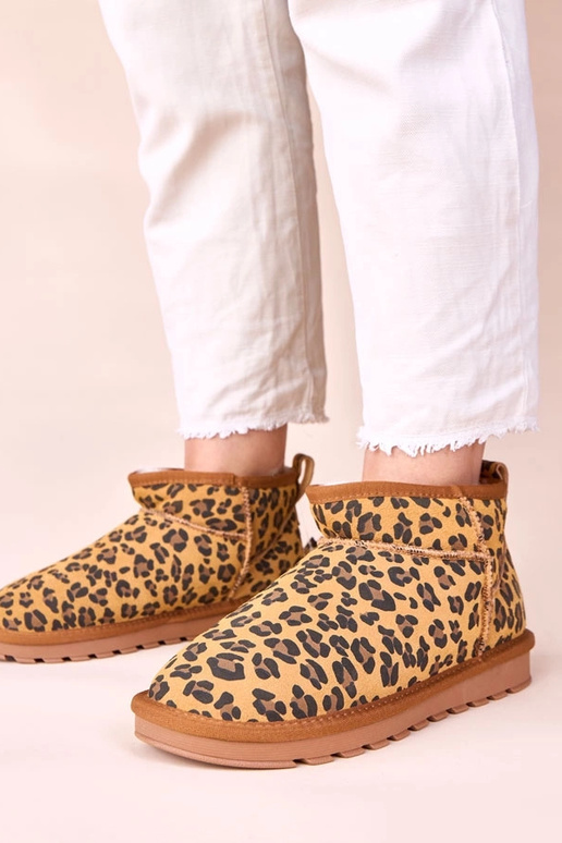 Schneestiefel aus echtem Wildleder im...