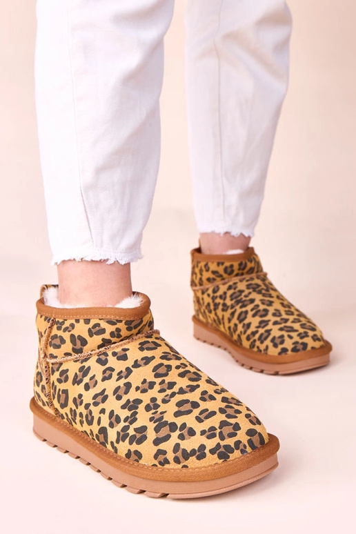 Schneestiefel aus echtem Wildleder im...