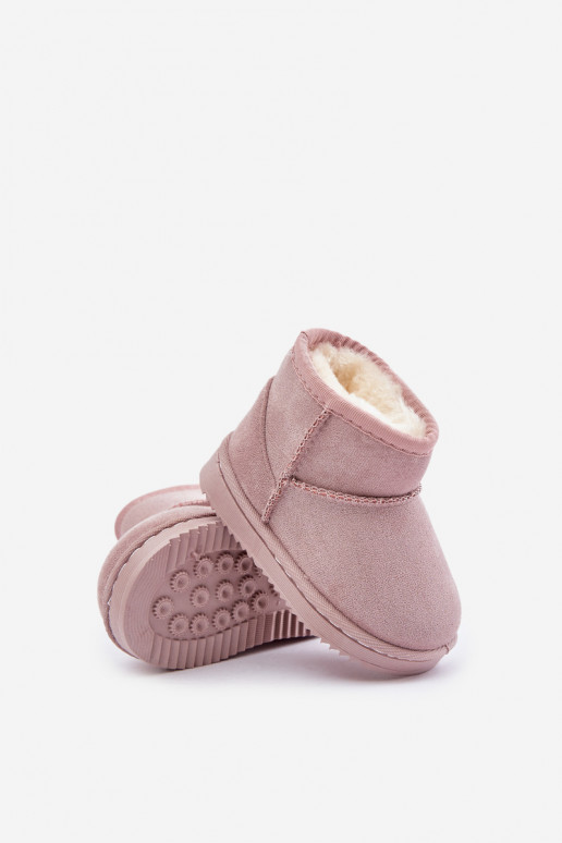 Warme Kinder-Winterstiefel rosa Gooby
