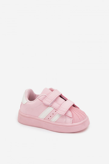Kindersportschuhe Sneakers aus Kunstleder in Rosa, Renel 2