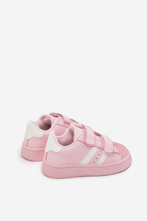 Kindersportschuhe Sneakers aus Kunstleder in Rosa, Renel