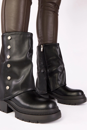 Schwarze Stiefeletten mit...