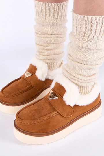 Braune Mokassins, warm... 2