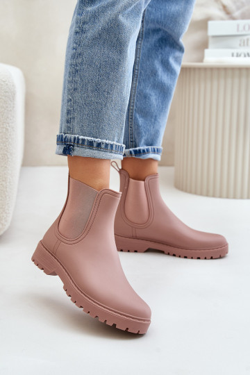 Gummistiefel FemininElastycznymi INstaZukami pinke Farbe Ciariel 2