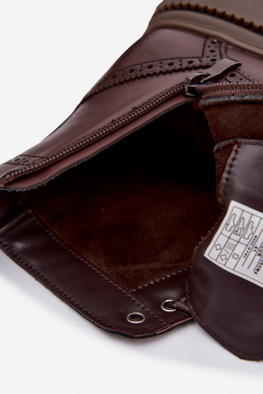 Haut Stiefel Männlich Lee Cooper LCJ-25-33-3960 braune Farbe