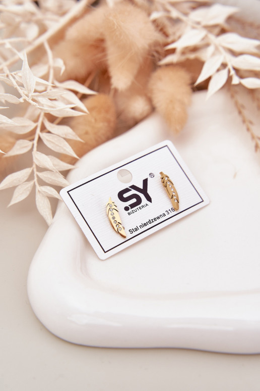 mit stilvollen Detailsi Listki mit blitzenden Augen Stal NierdzeZuna goldene Farbe