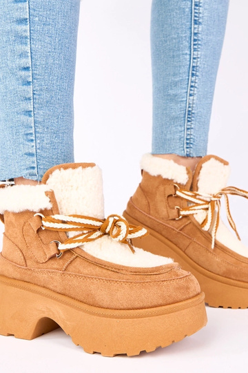 Braune Schneestiefel mit... 2