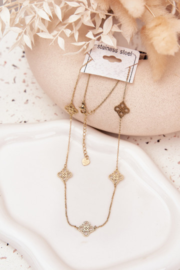 Edelstahlarmband in gold 2