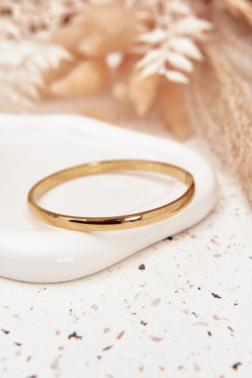 Gładka Ein Armband Aus Chirurgenstahl goldene Farbe 2