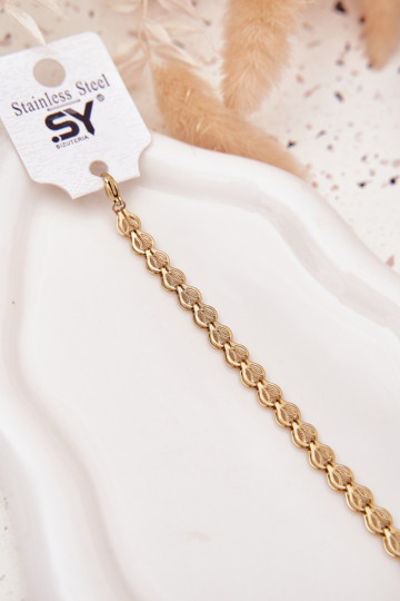 Ein Armband Aus Chirurgenstahl goldene Farbe 2