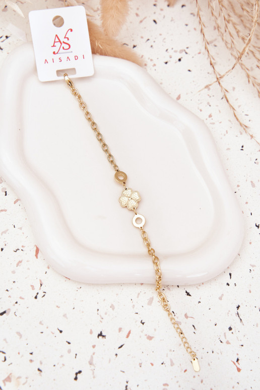 Ein ArmbandKoniczynką Aus Chirurgenstahl goldene Farbe