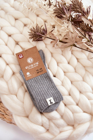Damen-Socken ohne Druck in Grau