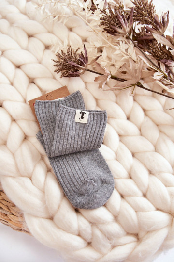 Damensocken ohne Druck graue Farbe 2