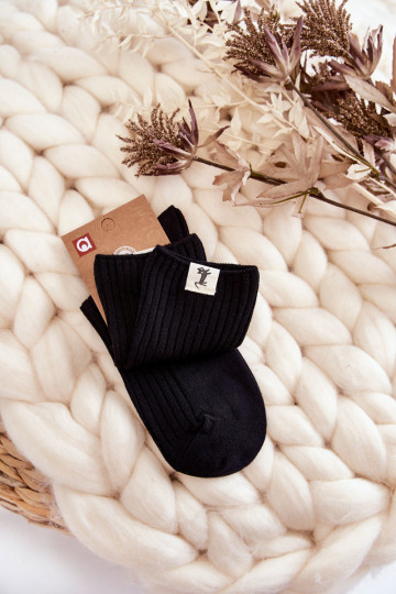 Damen-Socken ohne Druck in Schwarz 2