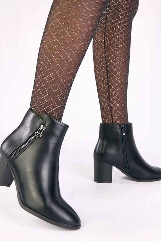 Ellie schwarze klassische Stiefel mit...