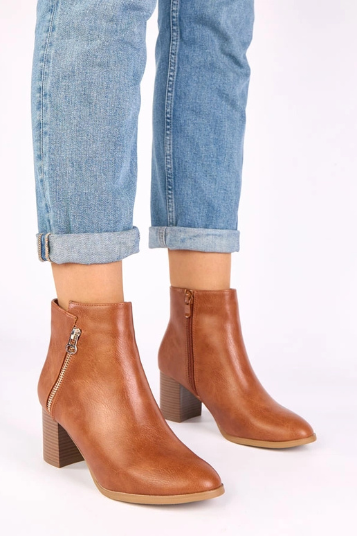 Ellie braune klassische Stiefel mit...