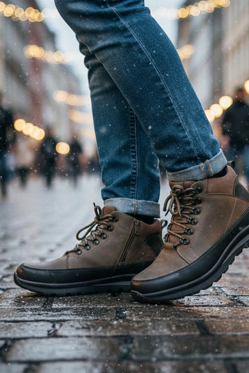 Paul graue Herren-Boots mit...