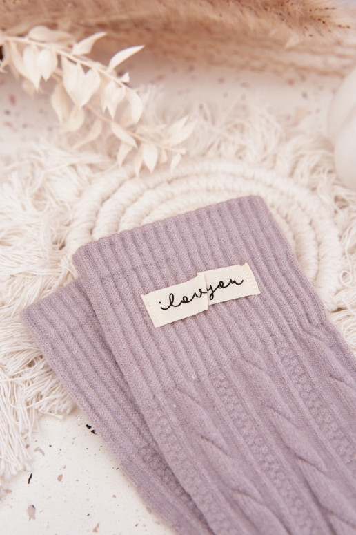 Zuarm Socken Feminin Mit INilna graue Farbe
