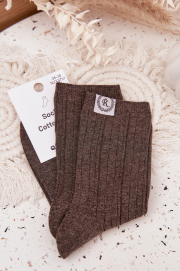 BaumZuollsocken mit Streifen Feminin graue Farbe 2