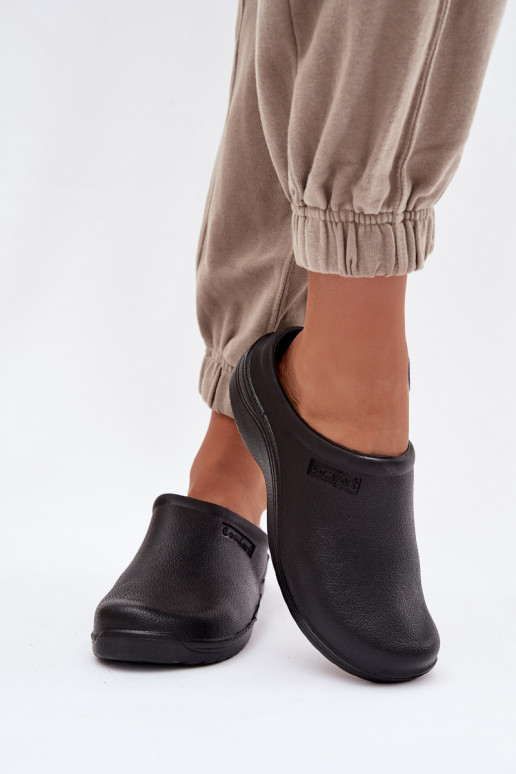 Leichte Hausschuhe Hausschuhe Verstopfungen Feminin schZuarze Farbe Parissa