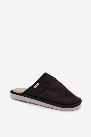 Hausschuhe Männlich schZuarze Farbe Selomir