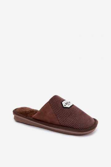 Braune Herrenschuhe mit Zunge Presine