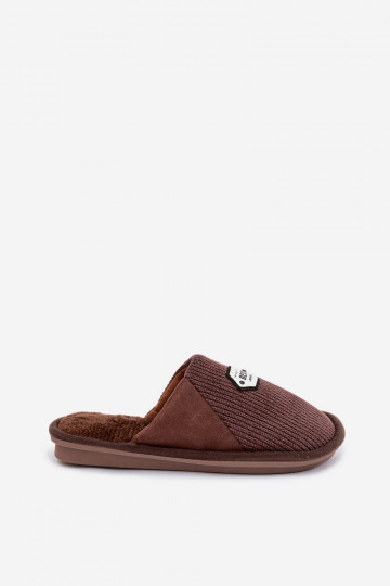 Braune Herrenschuhe mit Zunge Presine 2